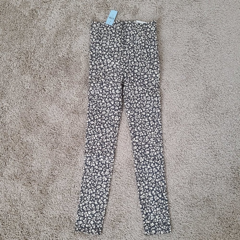 Buttery Soft Charcoal Floral High Waist Leggings